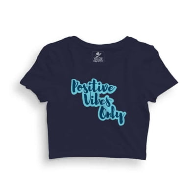 Positive Vibes - Crop Top
