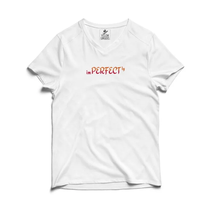 Perfectly Imperfect - Men's V Neck T-Shirt